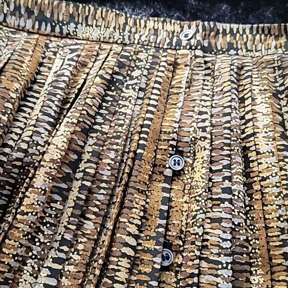 Vintage Jaeger Long Sleeve Ruffle Pleated Skirt Suit - Picture 7 of 12